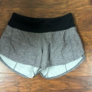 Lululemon grey/black shorts